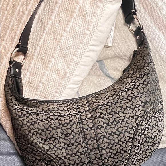 Coach Black signature C vintage Y2K Hobo Bag - Picture 4 of 5